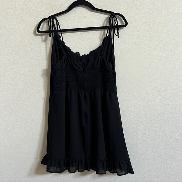 Tuckernuck Dresses & Skirts - Tuckernuck O.P.T Black Ruffle Mini Dress – Size L